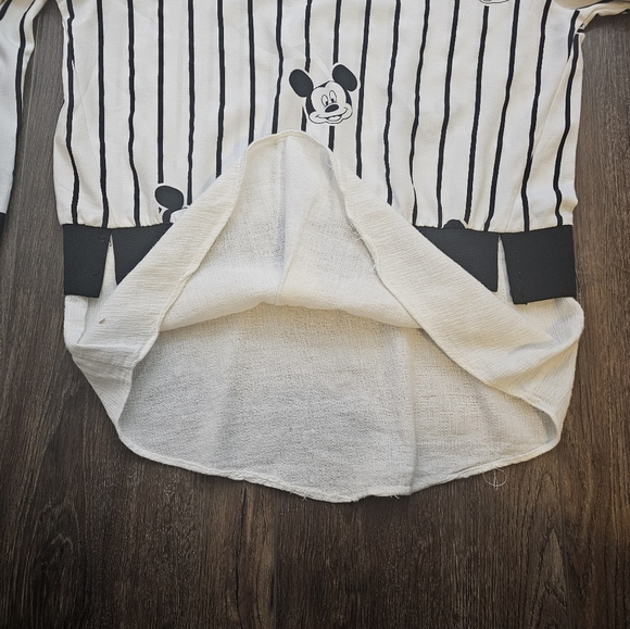 Disney Mickey Mouse Striped Pullover Blouse by Merci Small - Picture 6 of 10
